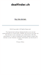 Mobile Screenshot of dealfinder.ch